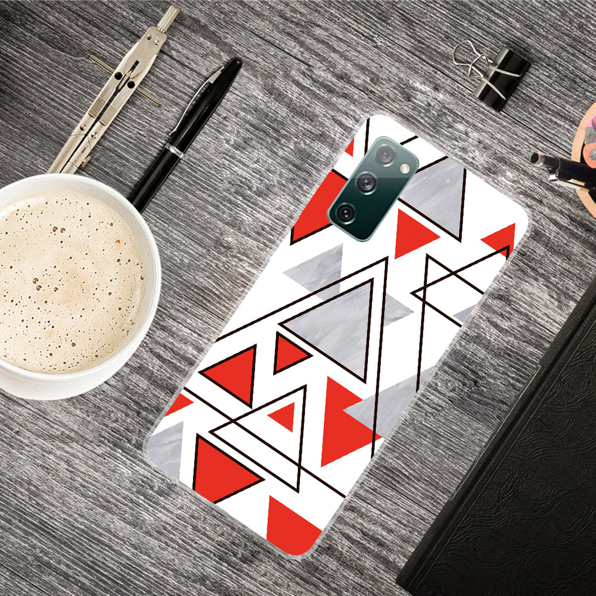 Triangle Marble Pattern Soft TPU Shockproof Phone Back Cover Case for Samsung Galaxy S20 FE/S20 FE 5G/S20 Lite/S20 FE 2022 - Style K Triangle Marble Pattern Soft TPU Shockproof Phone Back Cover Case for Samsung Galaxy S20 FE/S20 FE 5G/S20 Lite/S20 FE 2022 - Style K